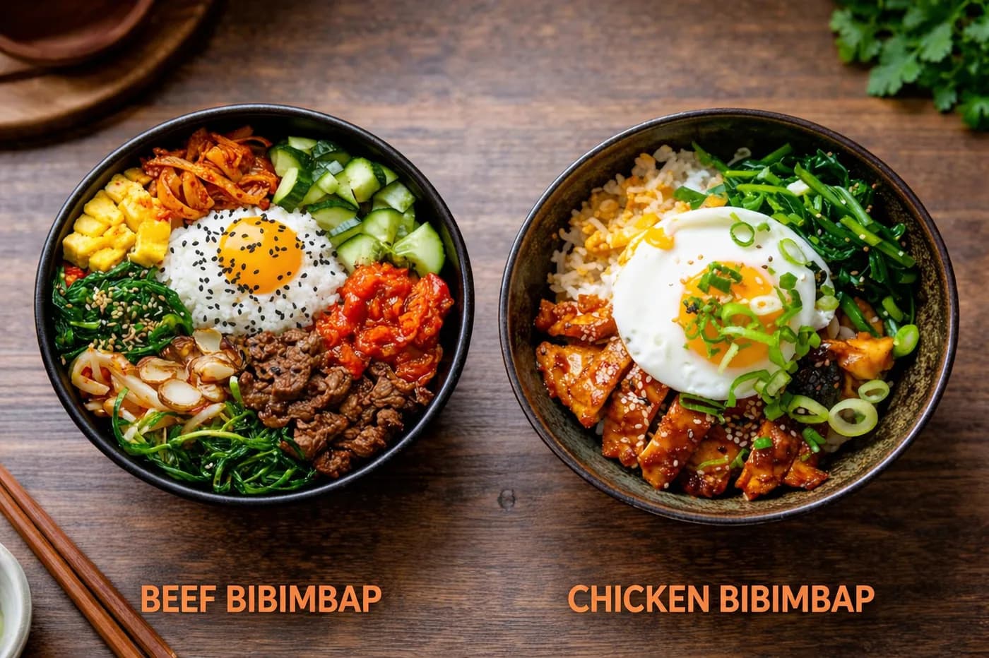 Bibimbap Chicken & Beef
